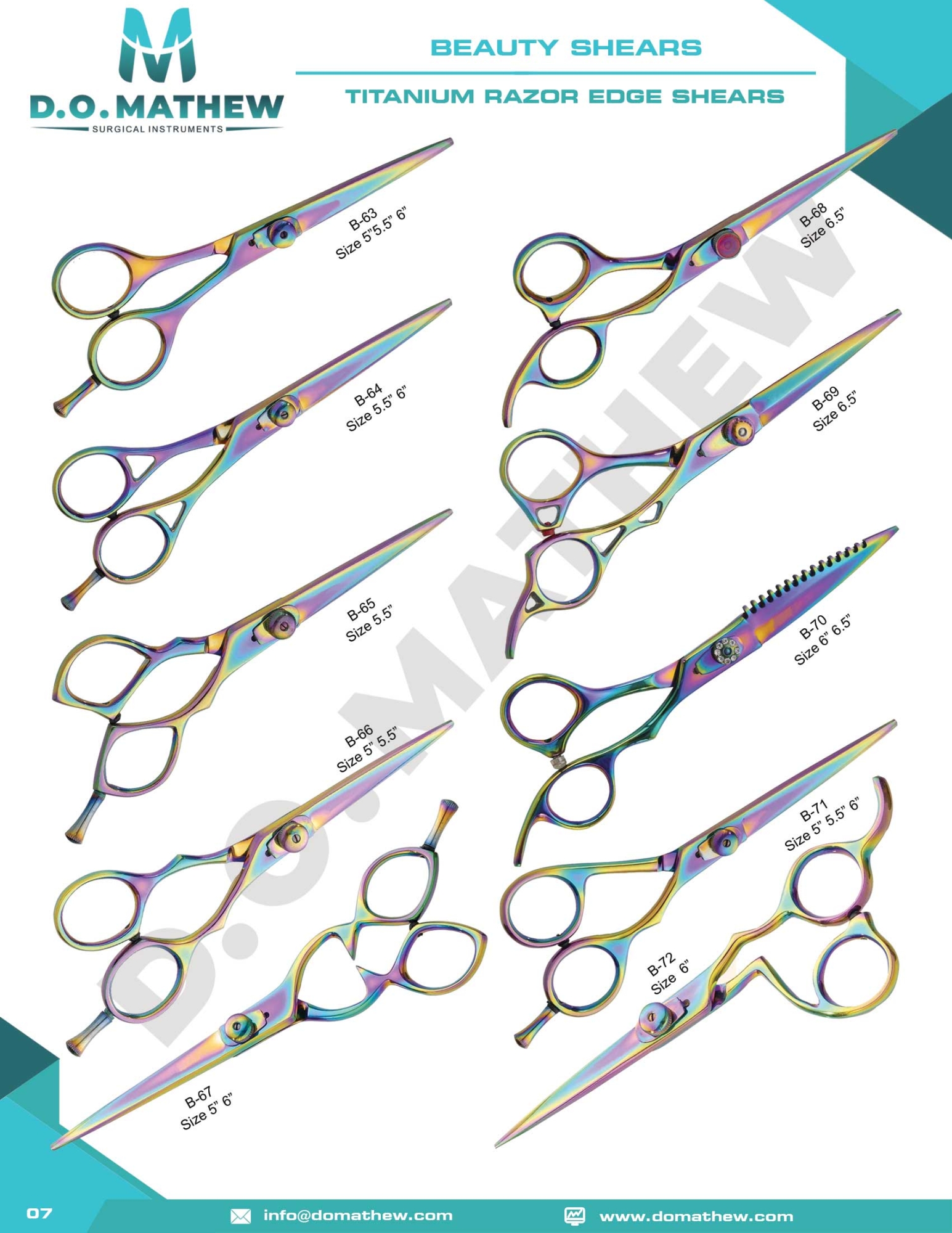 Titanium Razor Edge Shears